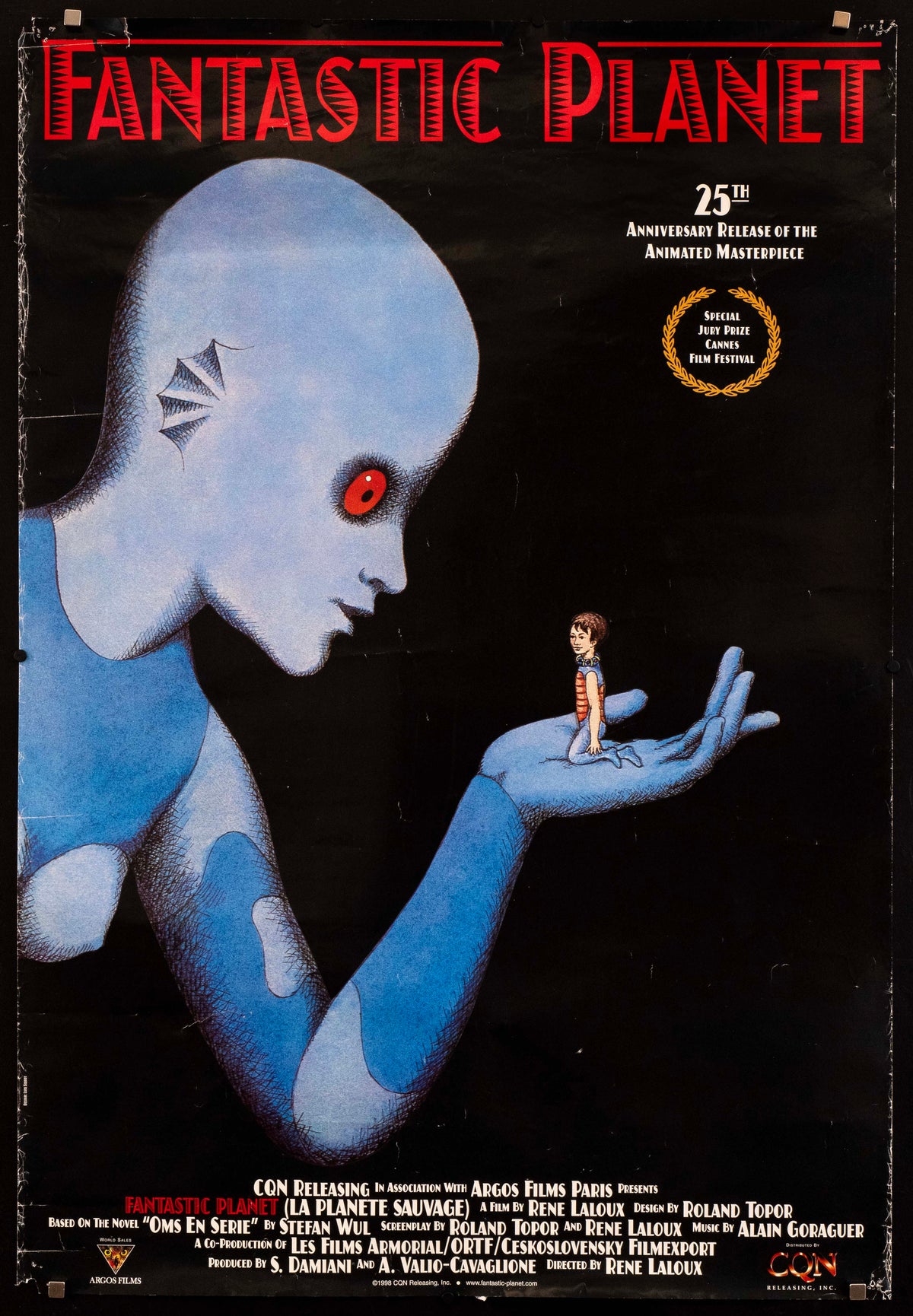 Fantastic Planet (La Planete Sauvage) 1 Sheet (27x41) Original Vintage Movie Poster