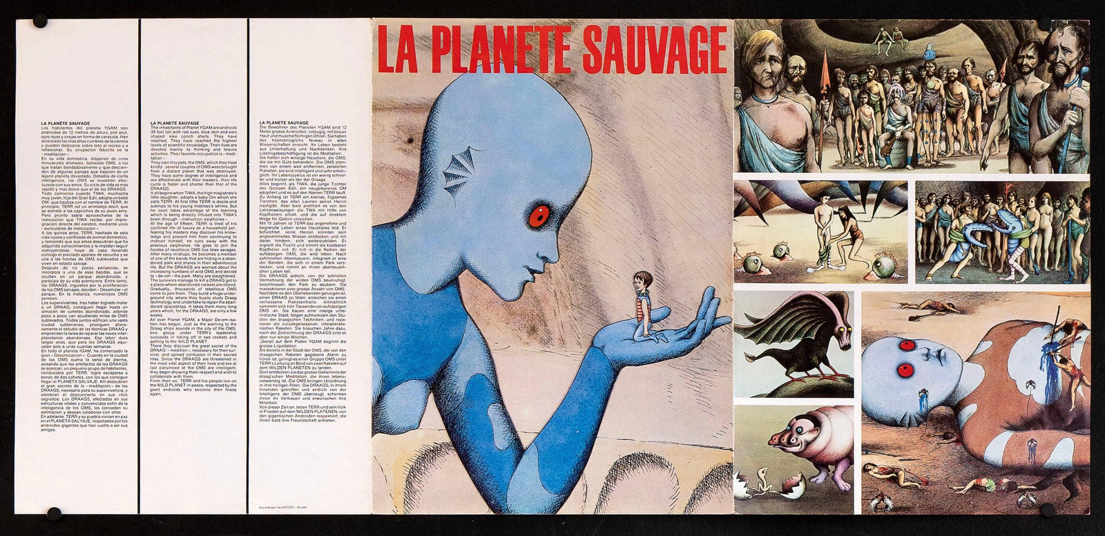 Fantastic Planet (La Planete Sauvage) Original Vintage Movie Poster