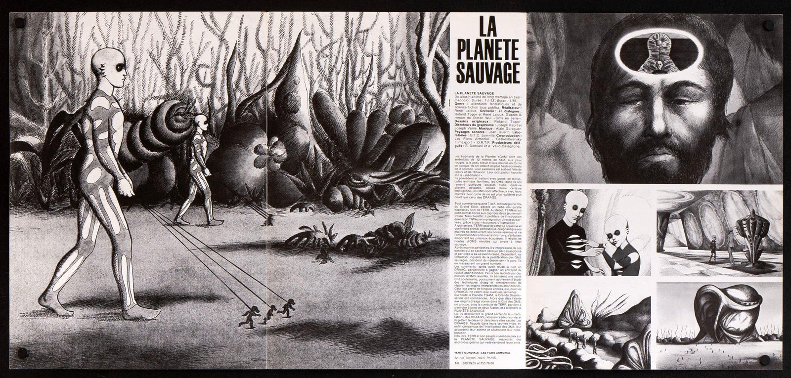 Fantastic Planet (La Planete Sauvage) Original Vintage Movie Poster