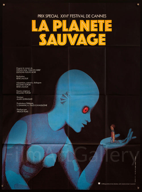 Fantastic Planet (La Planete Sauvage) Original Vintage Movie Poster
