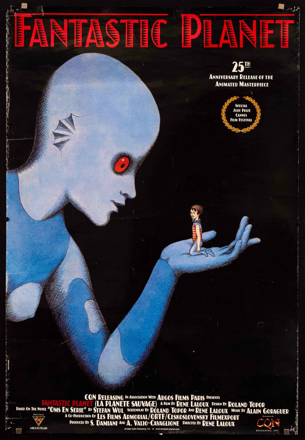 Fantastic Planet (La Planete Sauvage) Original Vintage Movie Poster