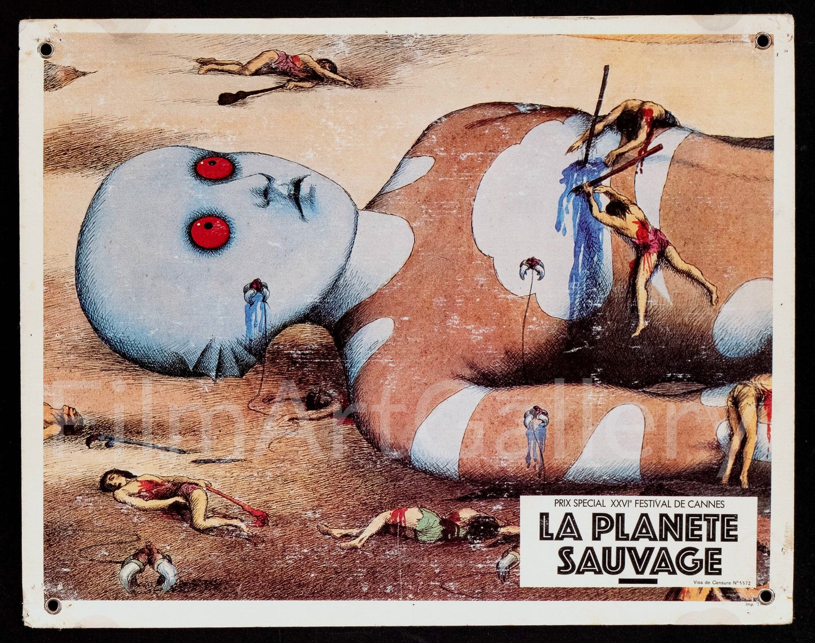 Fantastic Planet (La Planete Sauvage) Original Vintage Movie Poster