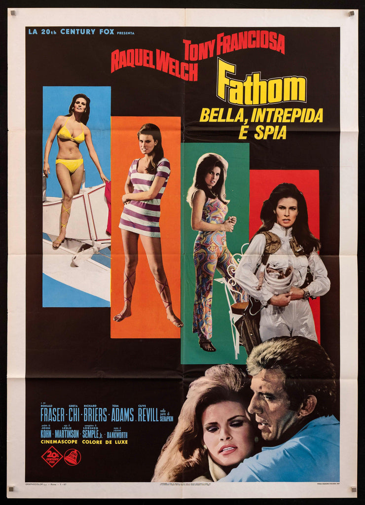 Fathom Italian 2 foglio (39x55) Original Vintage Movie Poster