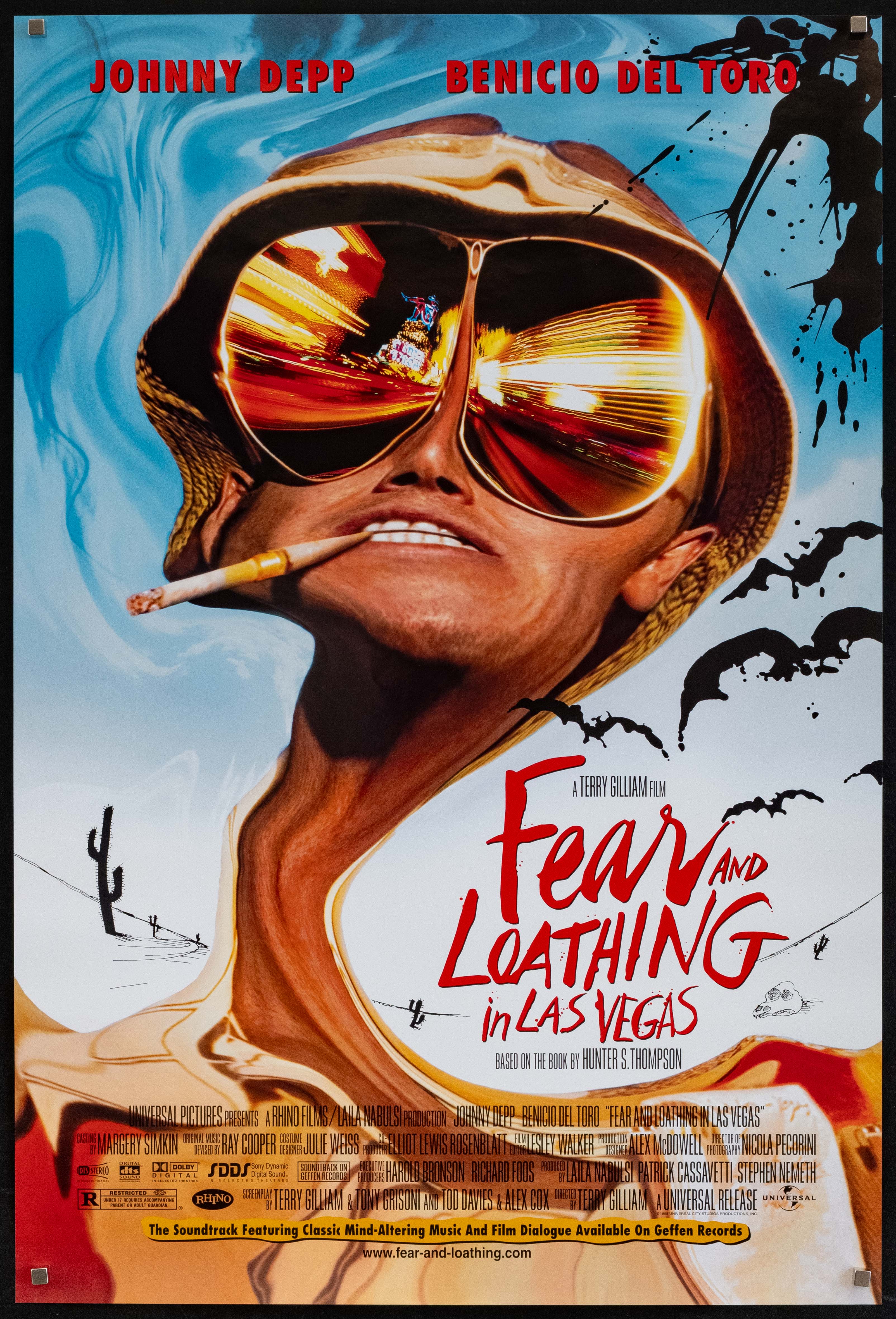 Fear and Loathing In Las Vegas Movie Poster 1998 1 Sheet (27x41)