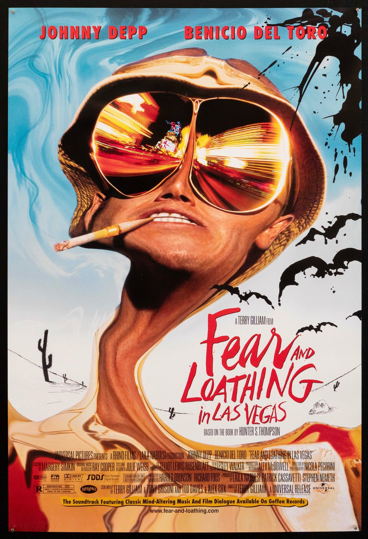 Fear and Loathing In Las Vegas Original Vintage Movie Poster