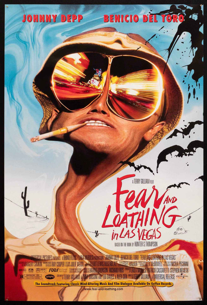 Fear,and Loathing in Las Vegas B2ポスター Fear and Loathing In Las Vegas Movie Poster 1998 1 Sheet (27x41)