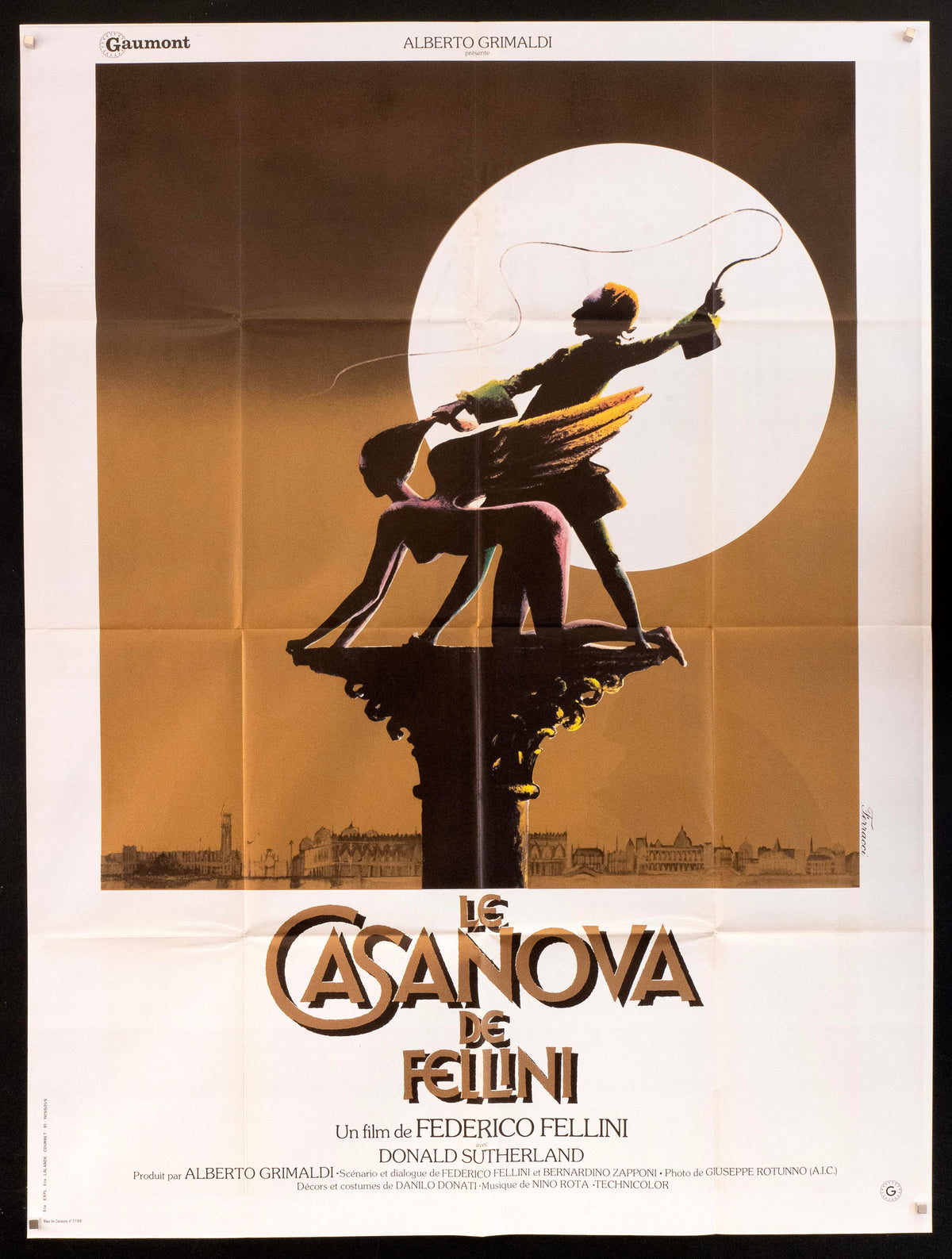 Fellini&#39;s Casanova Original Vintage Movie Poster