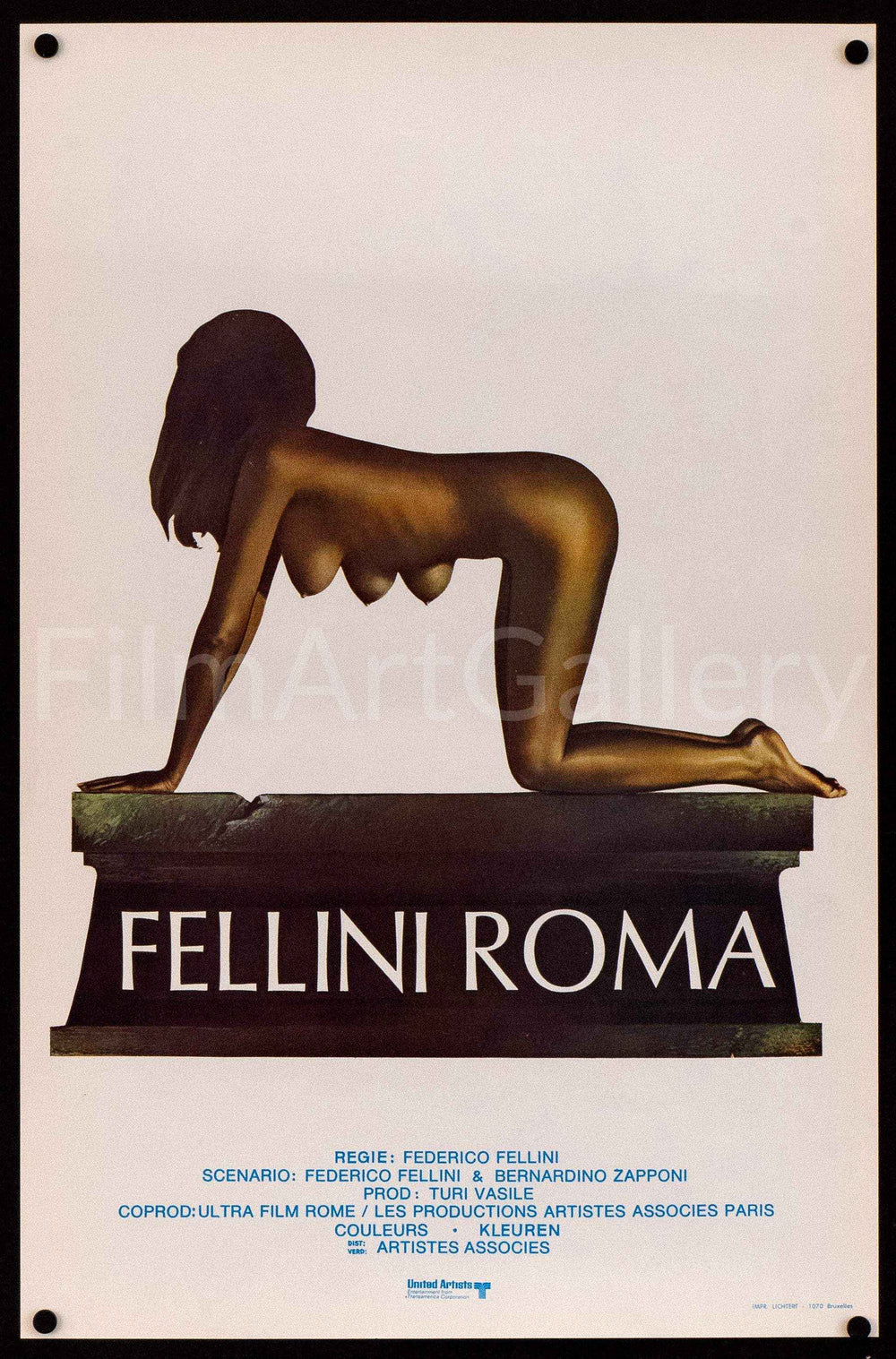 Fellini's Roma Original Vintage Movie Poster