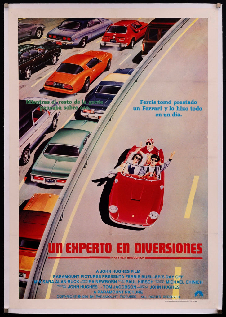 Ferris Bueller's Day Off 1 Sheet (27x41) Original Vintage Movie Poster