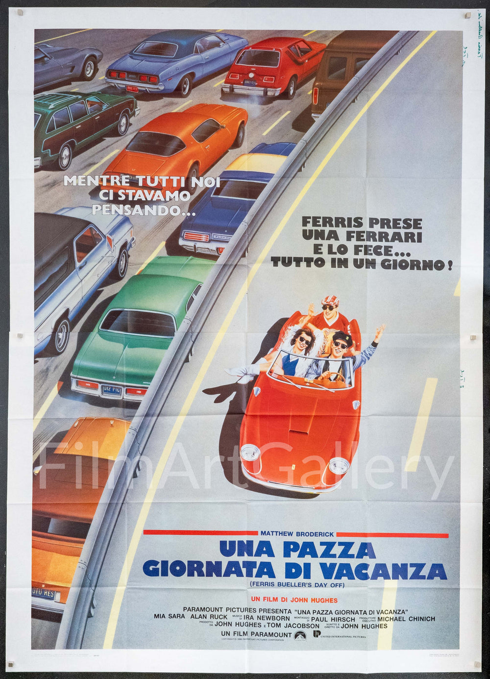 Ferris Bueller's Day Off Original Vintage Movie Poster