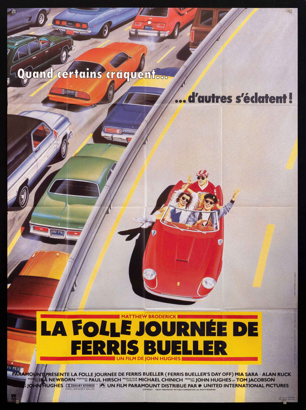 Ferris Bueller's Day Off Original Vintage Movie Poster