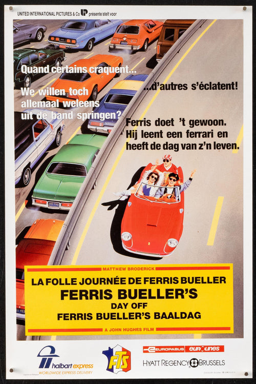 Ferris Bueller's Day Off Original Vintage Movie Poster