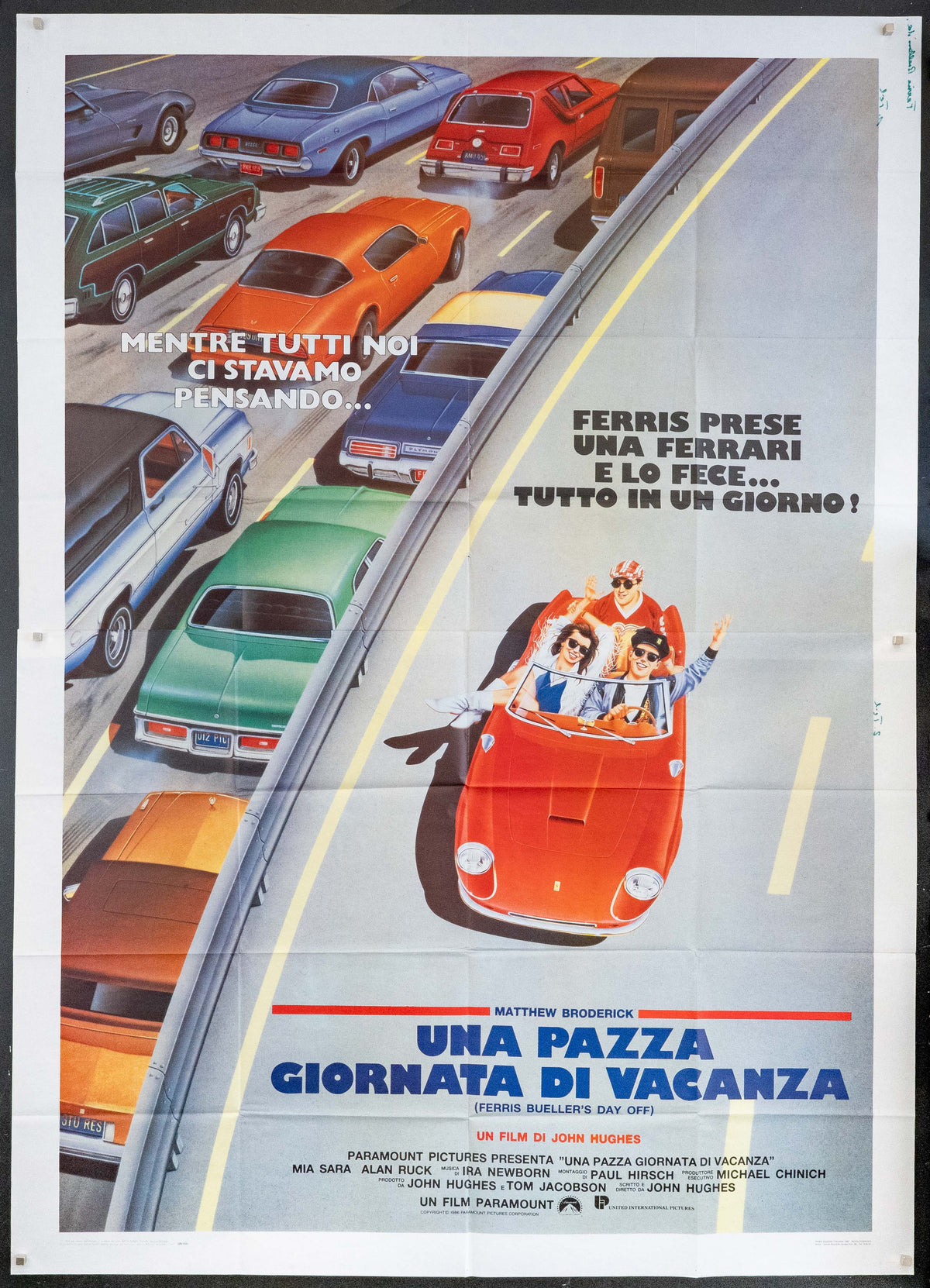 Ferris Bueller's Day Off Original Vintage Movie Poster
