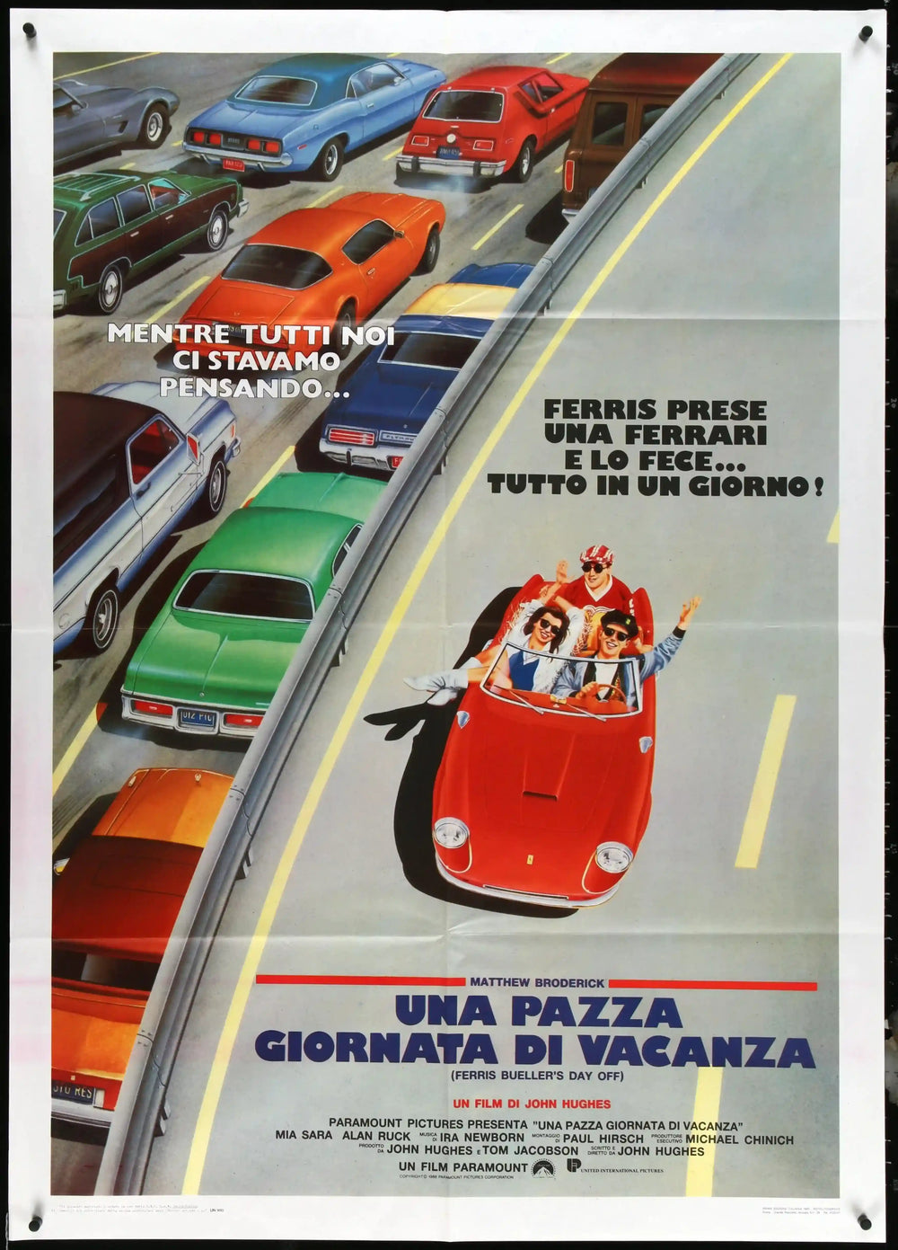 Ferris Bueller's Day Off Original Vintage Movie Poster