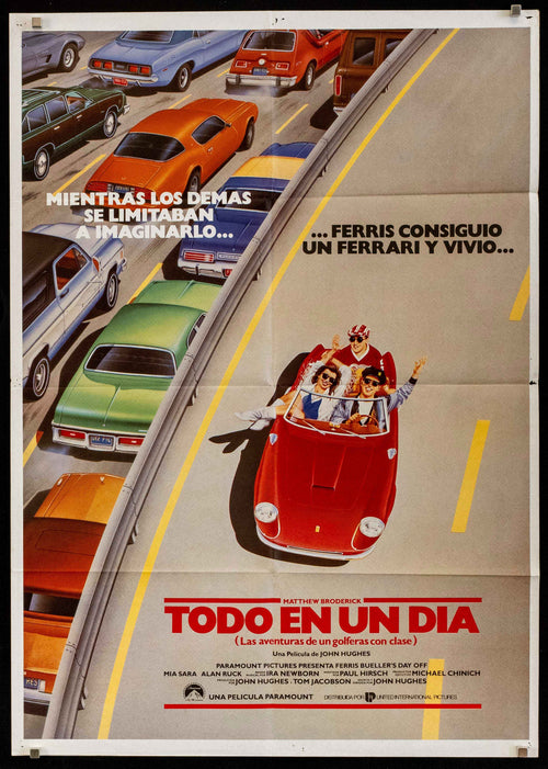 Ferris Bueller's Day Off Original Vintage Movie Poster