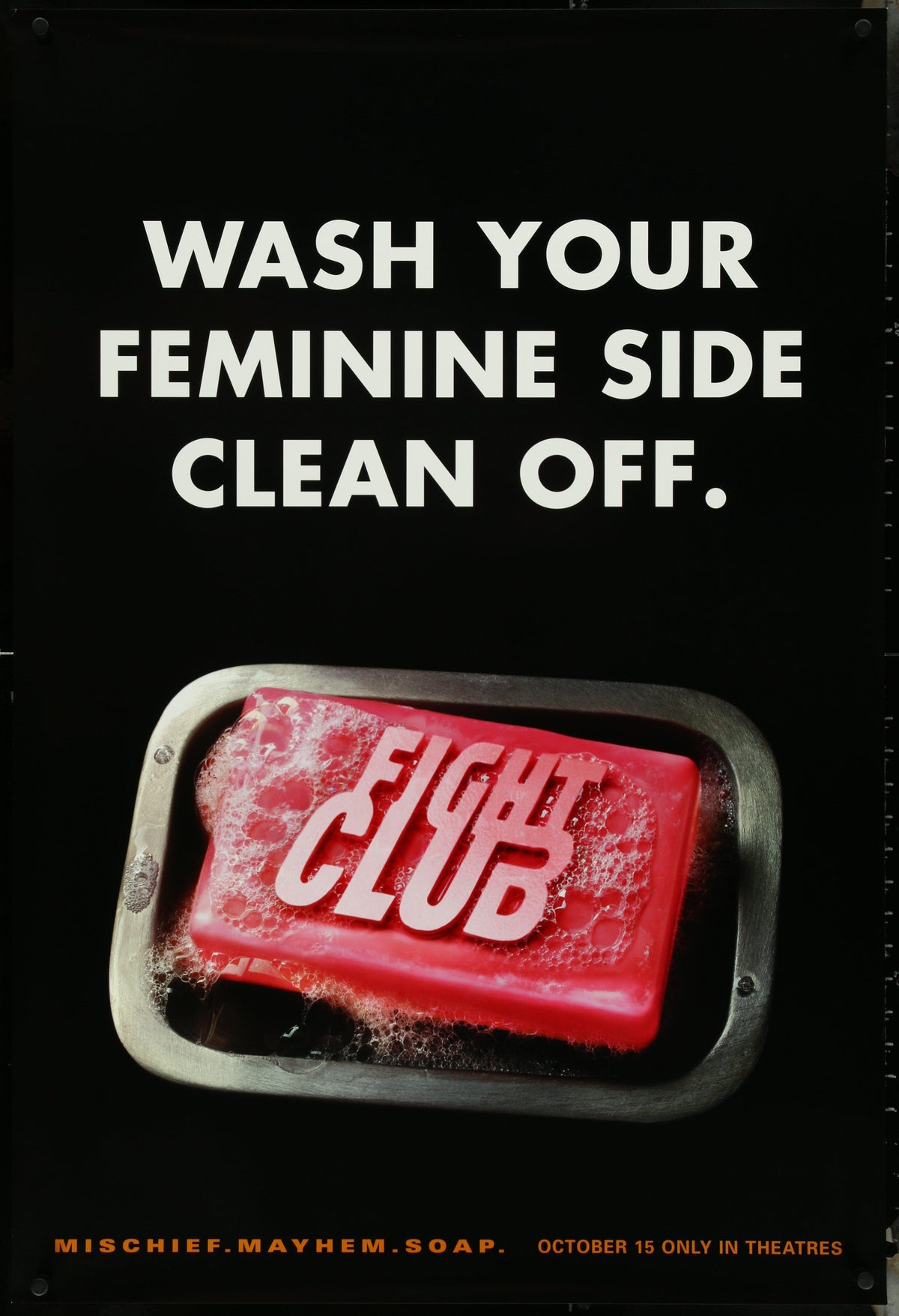 Fight Club 1 Sheet (27x41) Original Vintage Movie Poster