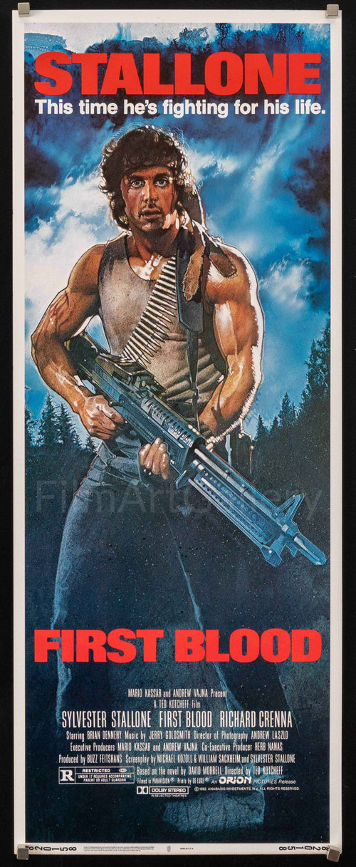 First Blood Original Vintage Movie Poster