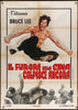 Fists of Fury Italian 2 Foglio (39x55) Original Vintage Movie Poster