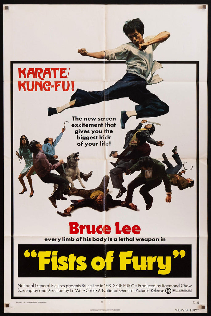 Fists of Fury Original Vintage Movie Poster