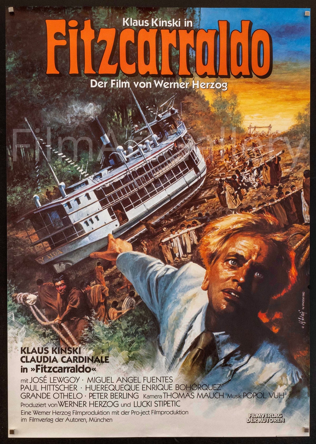 Fitzcarraldo Movie Poster 1982 German A0 (33x46)