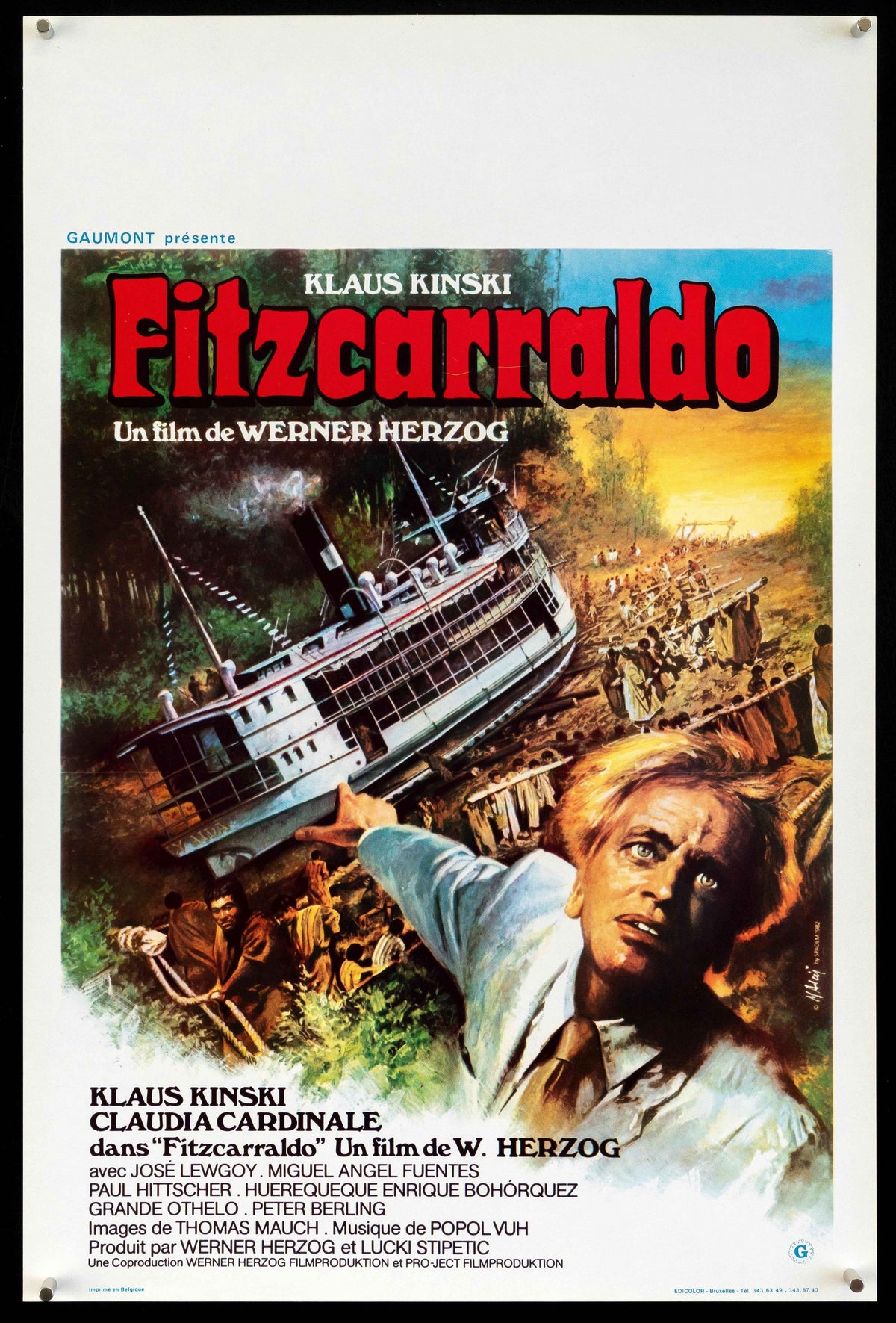 Fitzcarraldo Original Vintage Movie Poster
