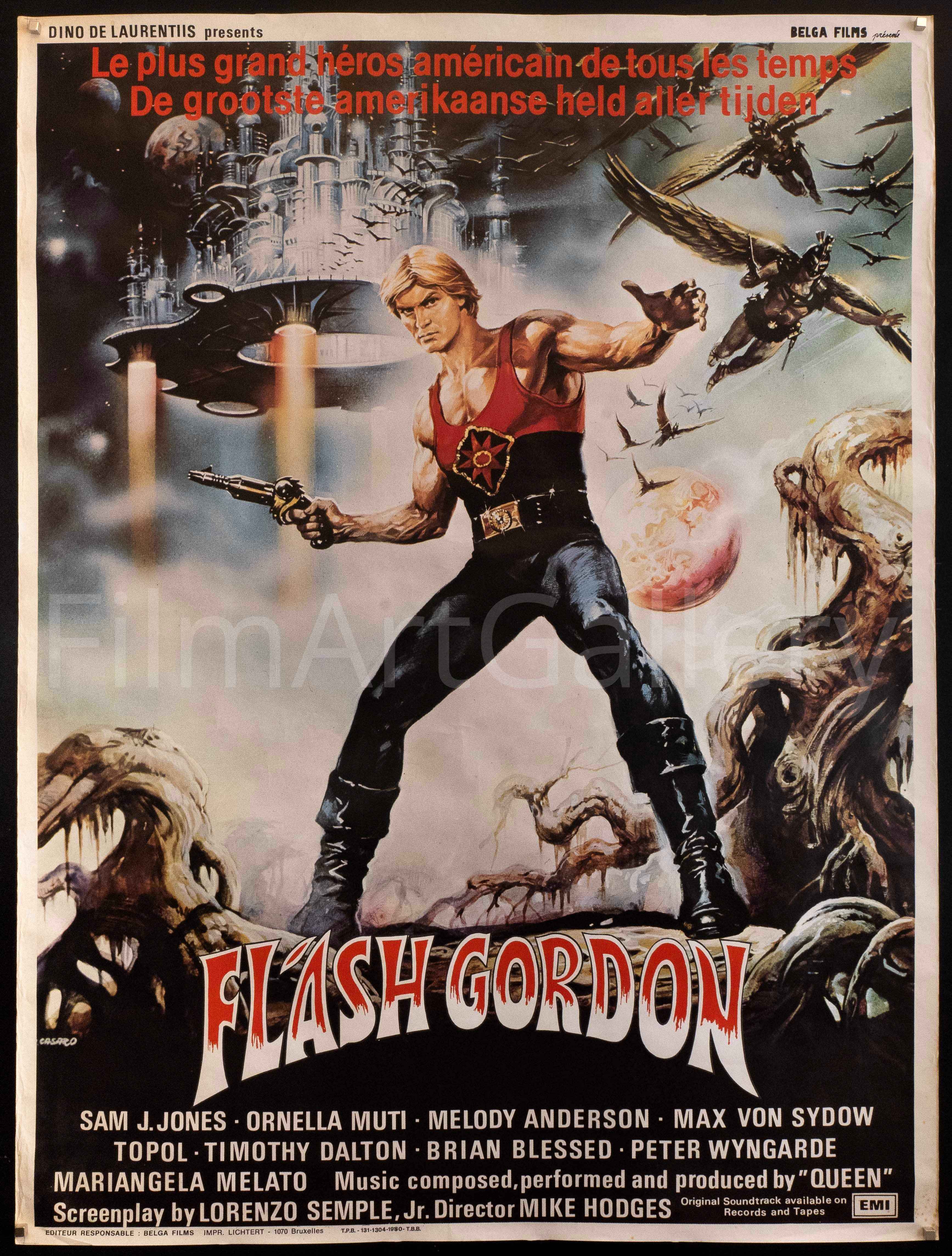 Flash Gordon Movie Poster 1980 French 1 panel (47x63)