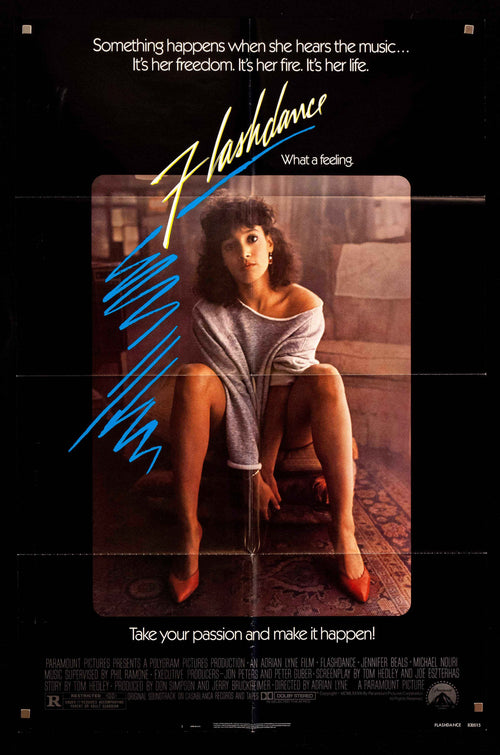 Flashdance Original Vintage Movie Poster