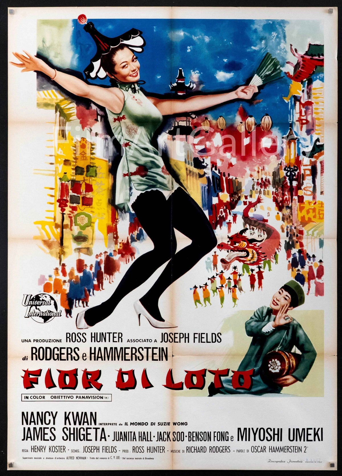 Flower Drum Song Original Vintage Movie Poster