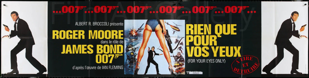 For Your Eyes Only Original Vintage Movie Poster