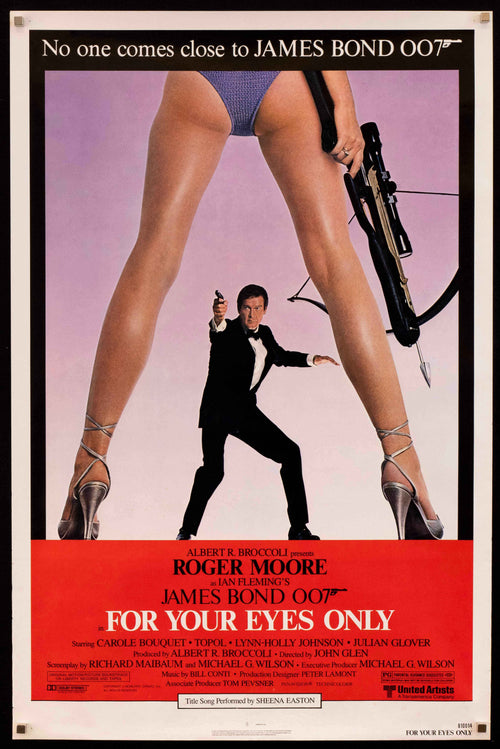 For Your Eyes Only Original Vintage Movie Poster