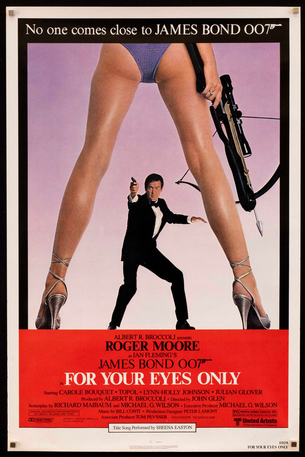 For Your 007 EYES ONLY 全作品傑作チラシ特集 12枚セット For-Your-Eyes-Only-Vintage-