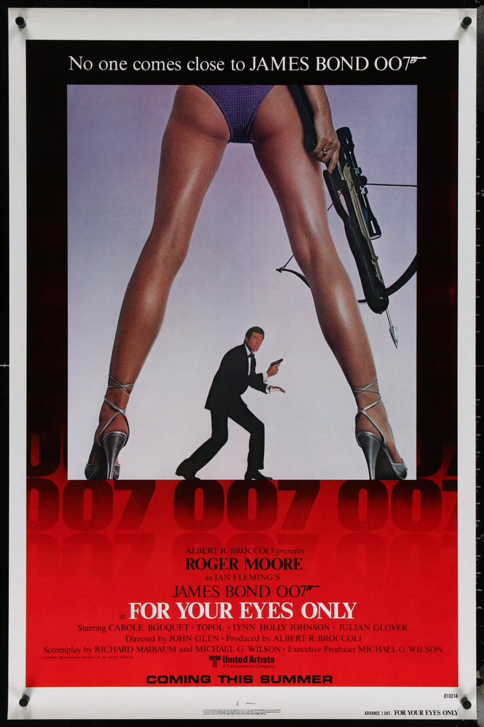 For Your Eyes Only Movie Poster 1981 1 Sheet (27x41)