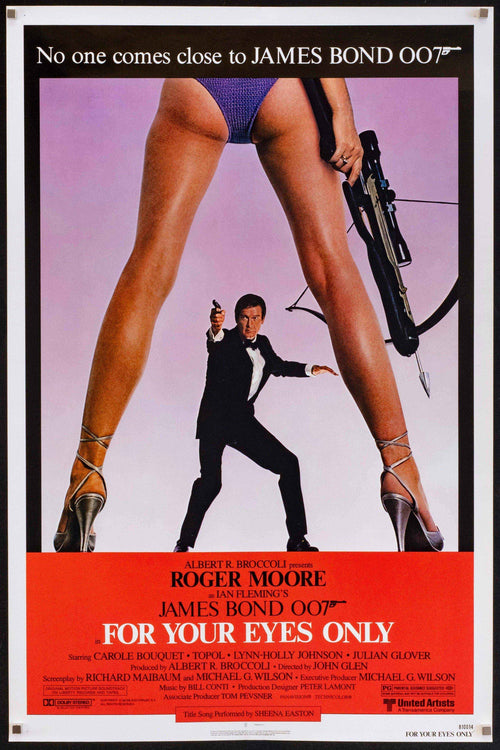 For Your Eyes Only Original Vintage Movie Poster