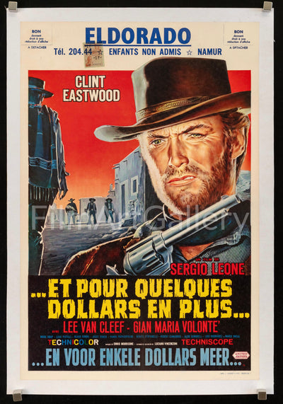 For a Few Dollars More Original Vintage Movie Poster