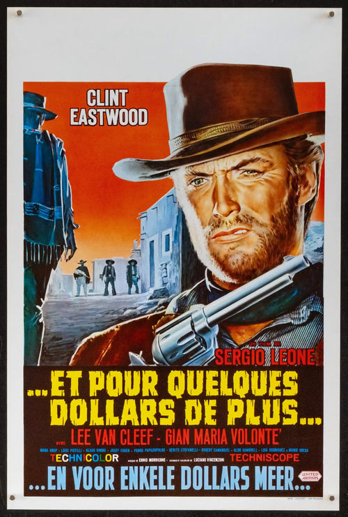 For a Few Dollars More Original Vintage Movie Poster
