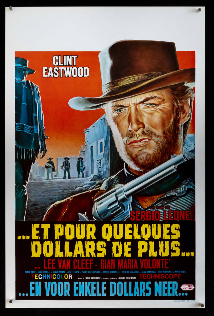 For a Few Dollars More Original Vintage Movie Poster