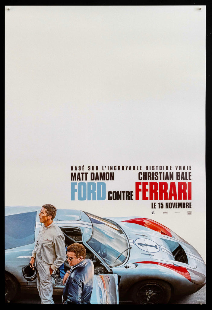Ford V Ferrari Original Vintage Movie Poster