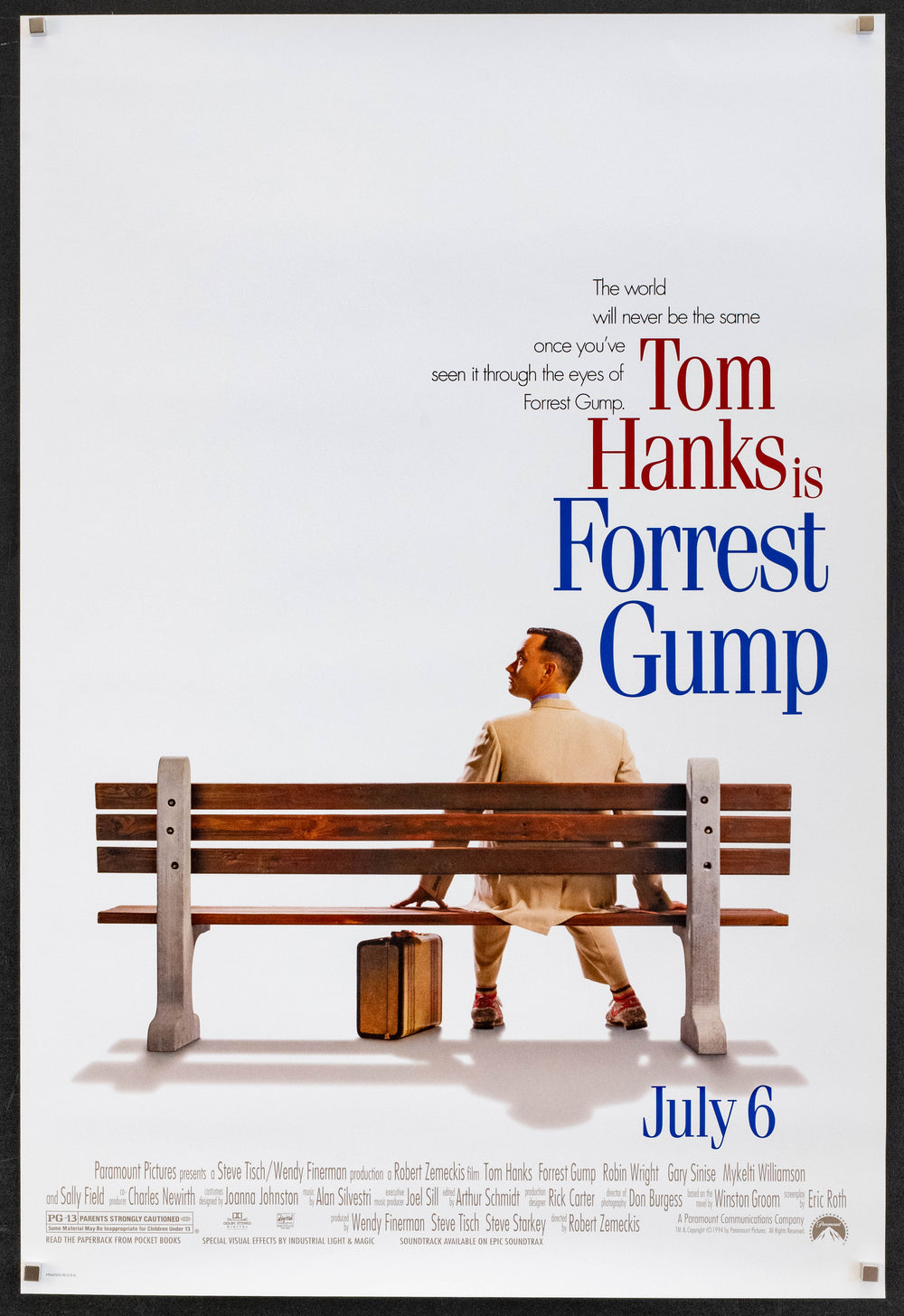 Forrest Gump Original Vintage Movie Poster