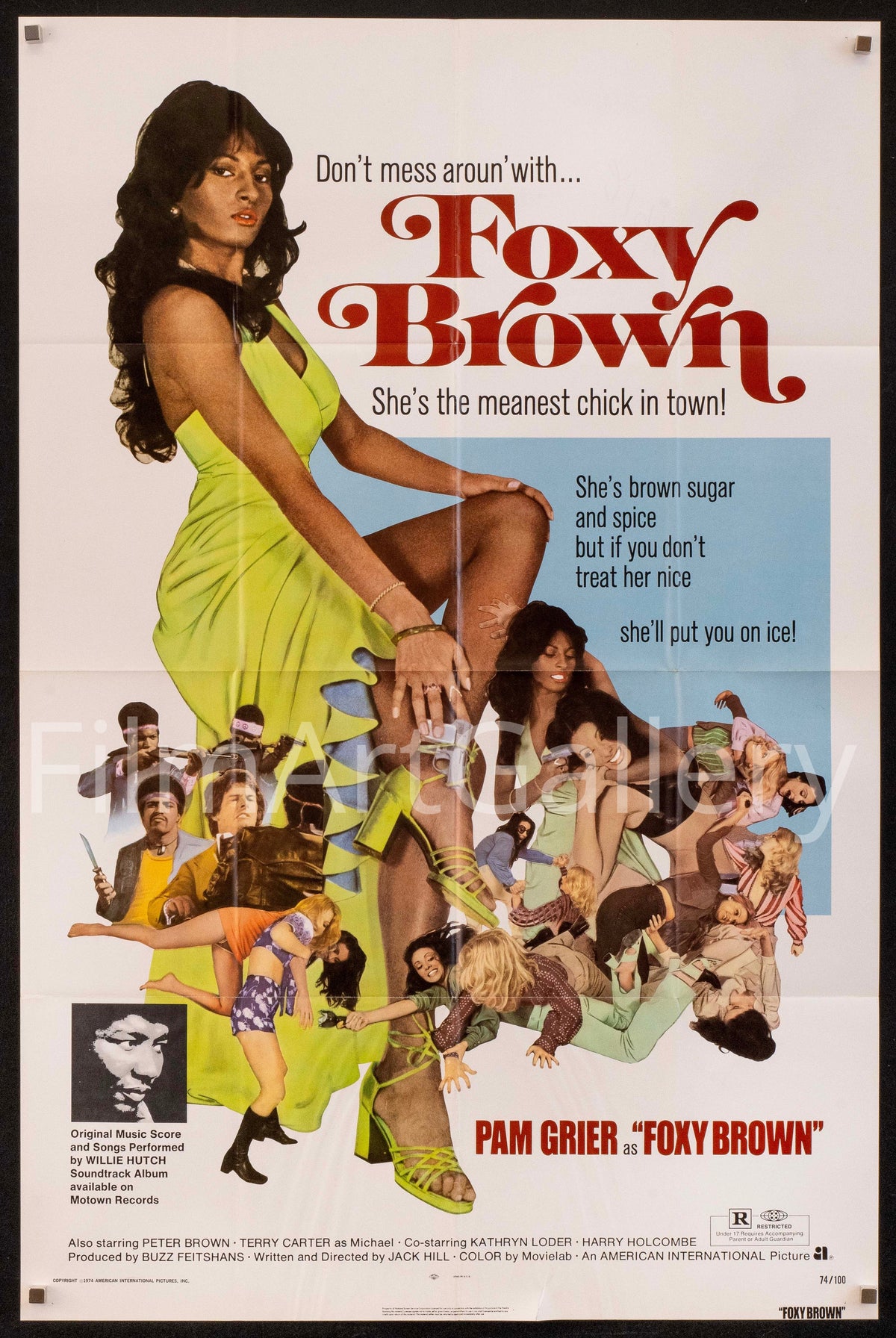 Foxy Brown 1 Sheet (27x41) Original Vintage Movie Poster