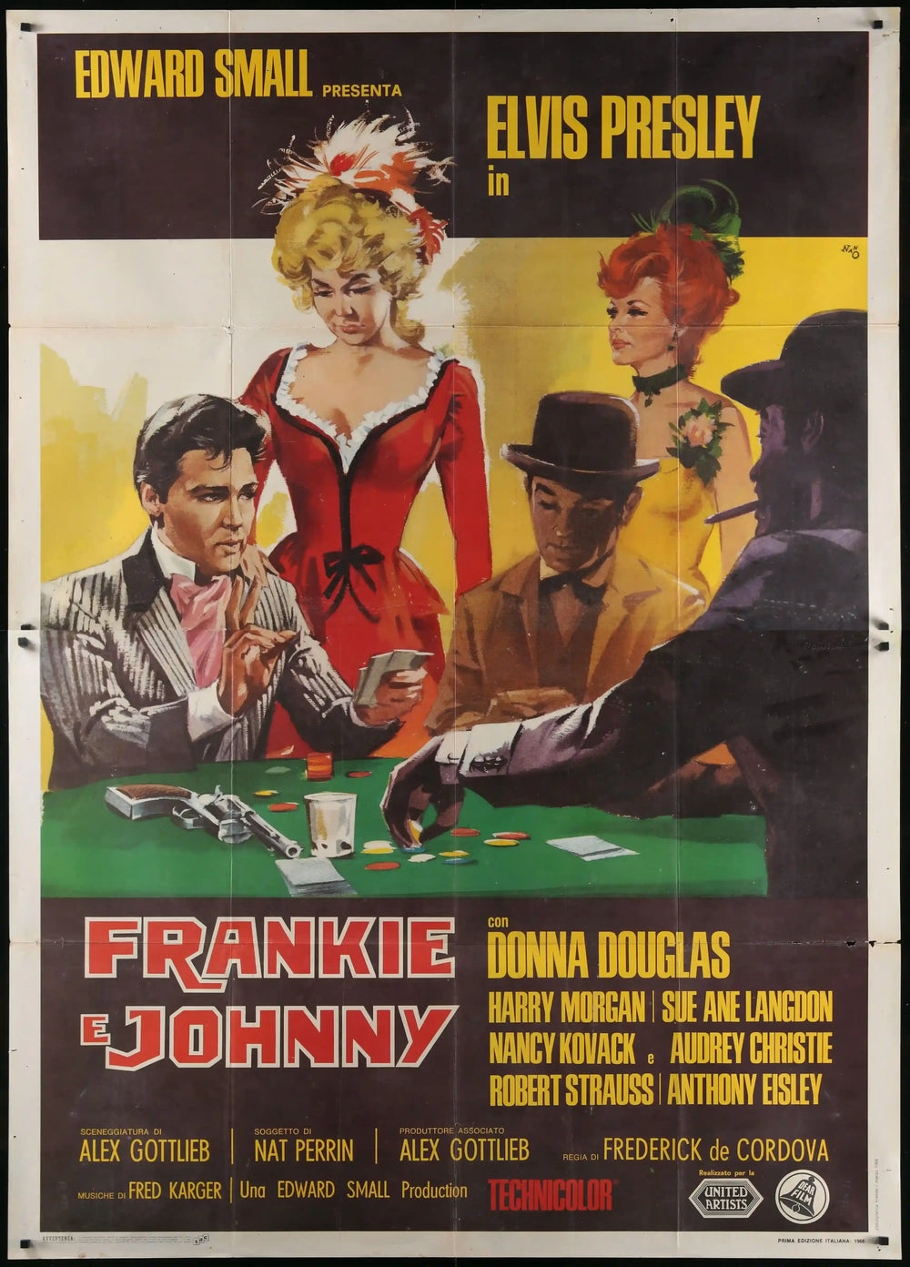 Frankie and Johnny Original Vintage Movie Poster