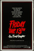 Friday the 13th: The Final Chapter 40x60 Original Vintage Movie Poster