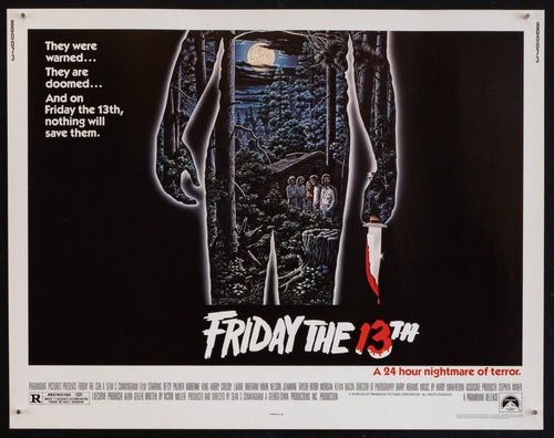 Friday the 13th Original Vintage Movie Poster