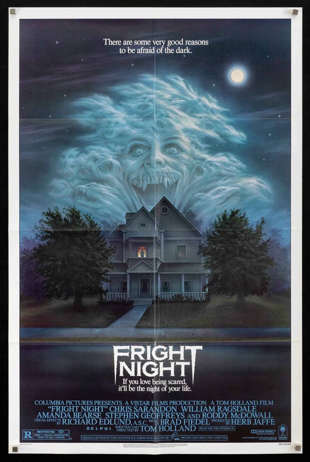 Fright Night Original Vintage Movie Poster