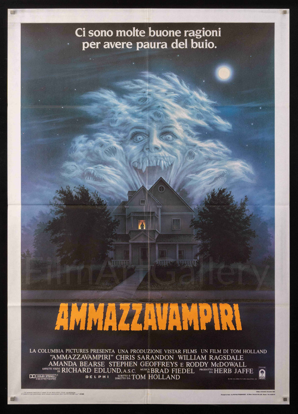 Fright Night Original Vintage Movie Poster