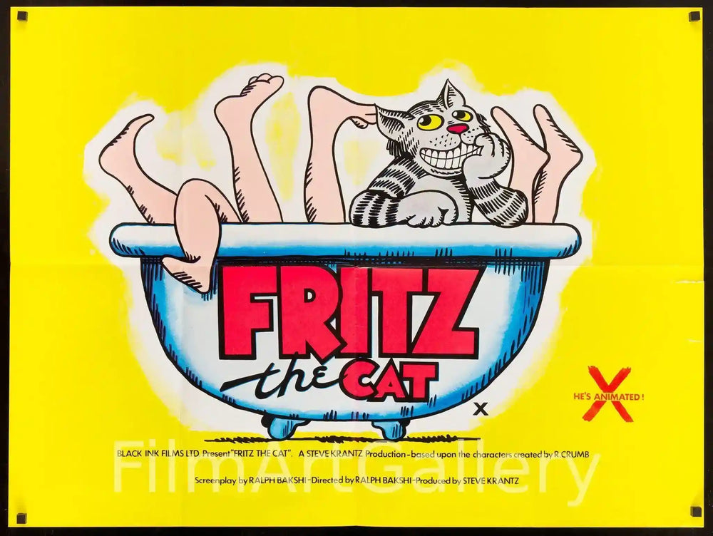 Fritz the Cat Original Vintage Movie Poster