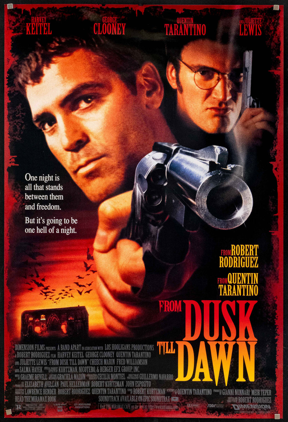 From Dusk Till Dawn Original Vintage Movie Poster