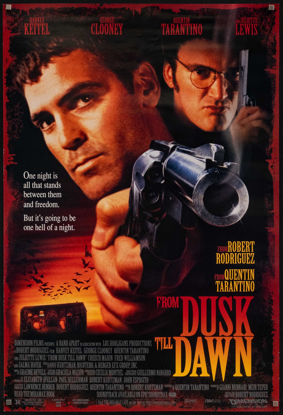 From Dusk Till Dawn Original Vintage Movie Poster