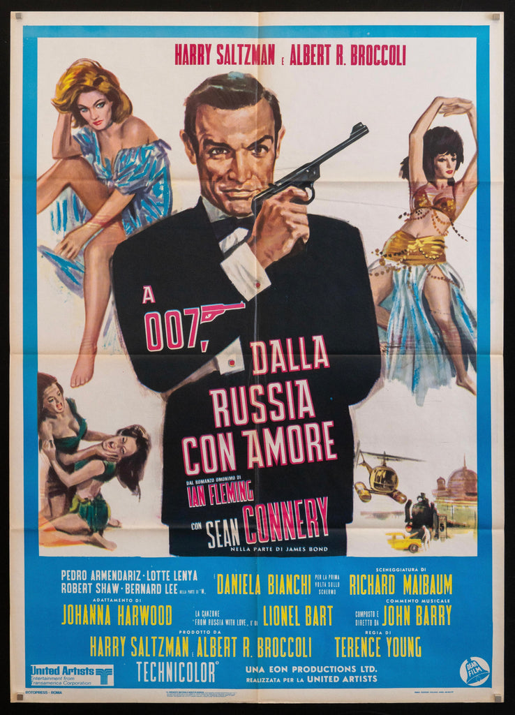 From Russia With Love Original Vintage Movie Poster