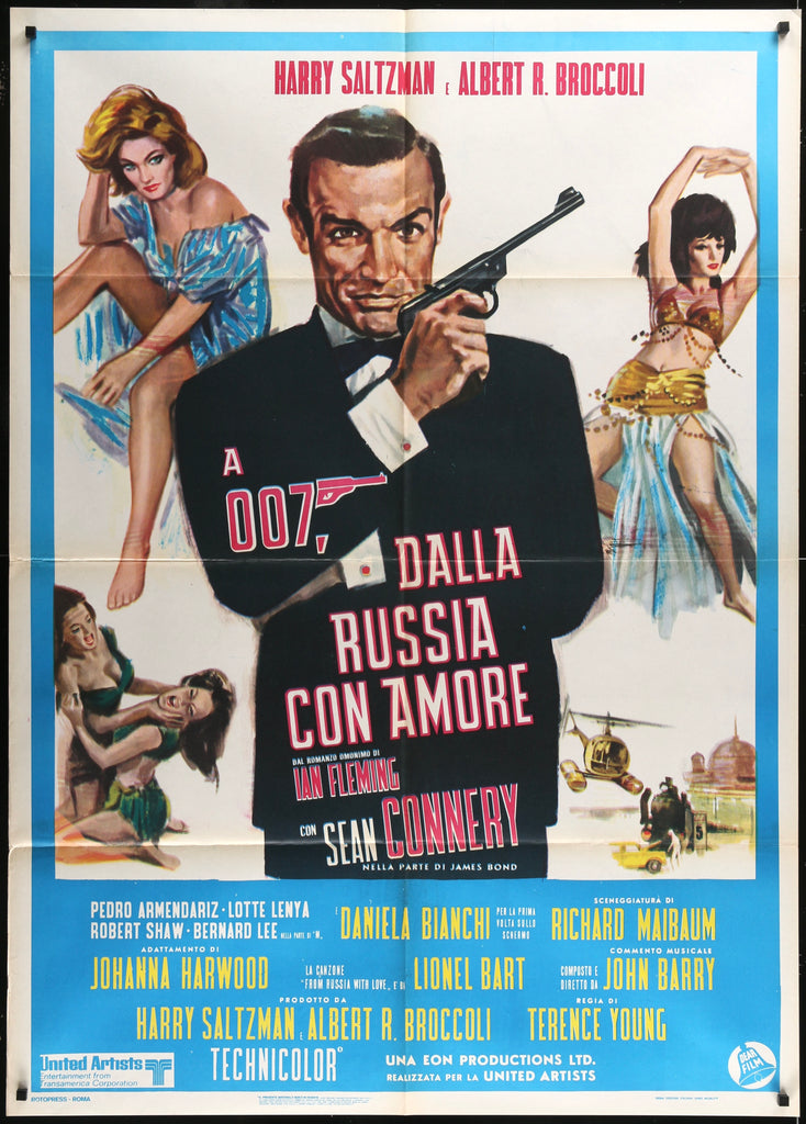 From Russia With Love Original Vintage Movie Poster