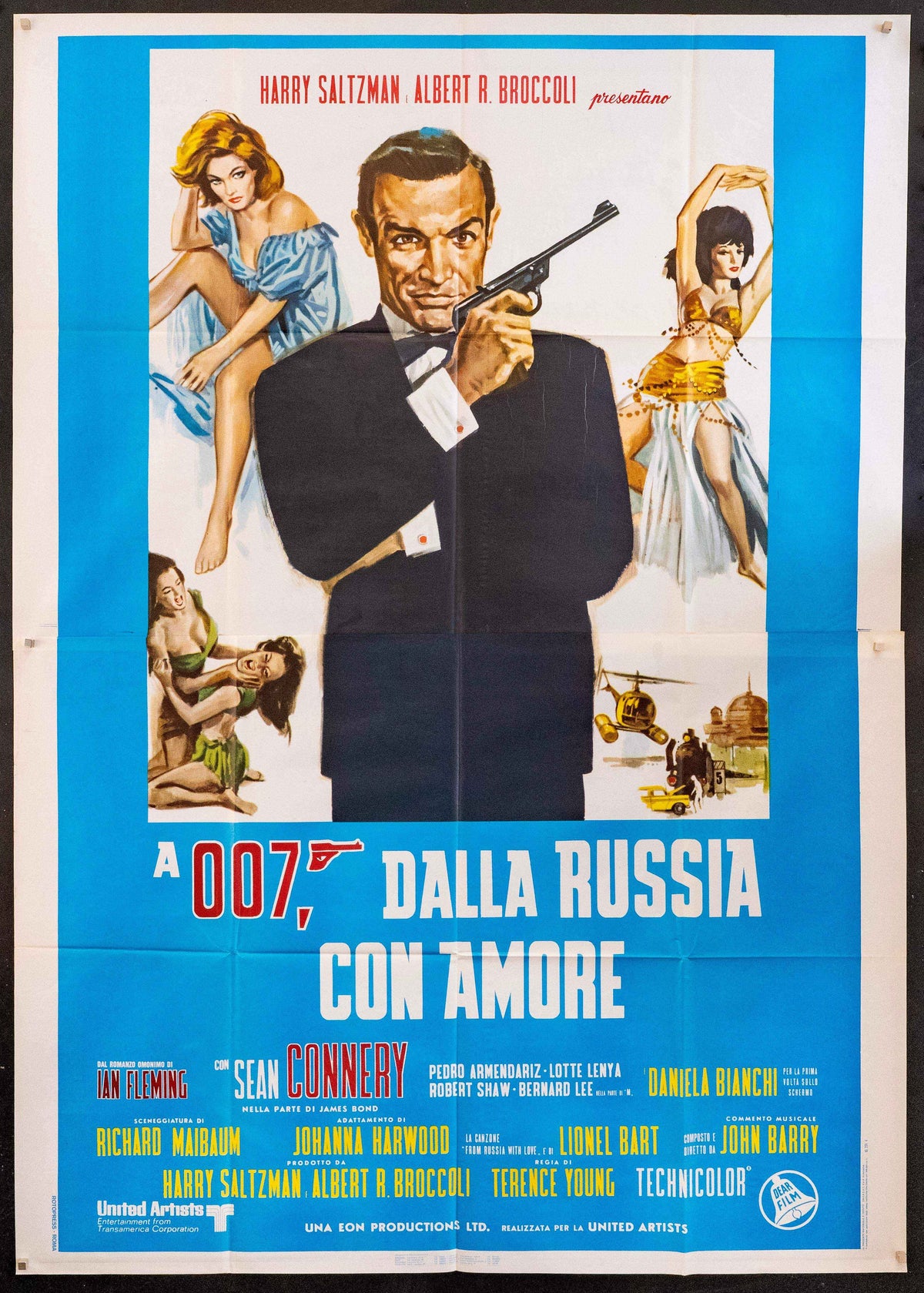 From Russia With Love Original Vintage Movie Poster